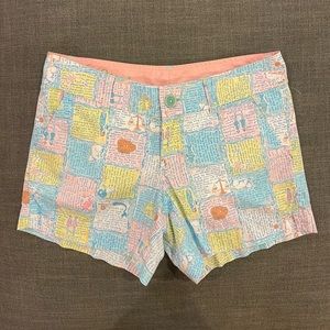 Lilly Pulitzer Callahan Shorts Sz 2 Zodiac Horoscope Written in the Stars